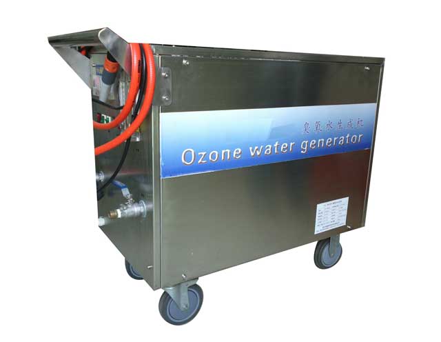 Ozone water disinfector (portable water vehicle)